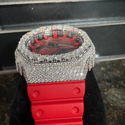 Authentic Red Moissanite GA2100