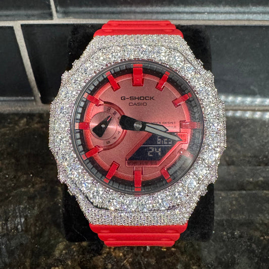 Authentic Red Moissanite GA2100